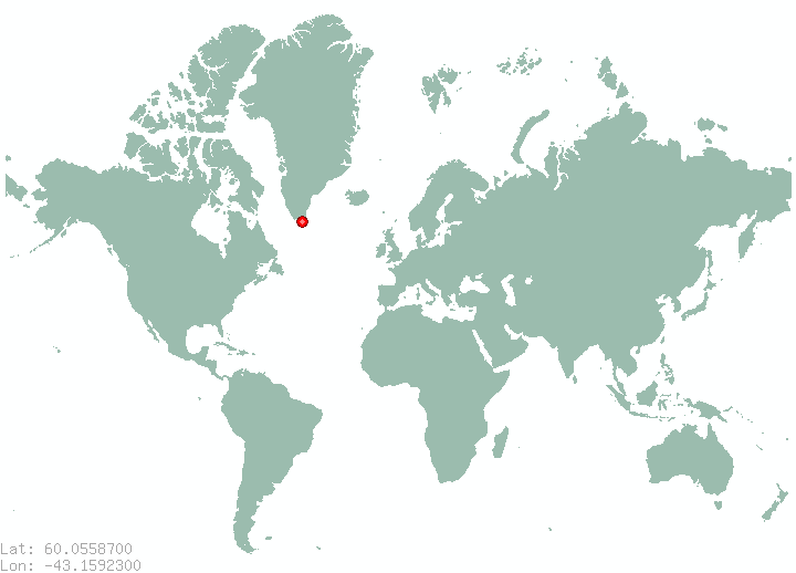 Prins Christians Sund in world map