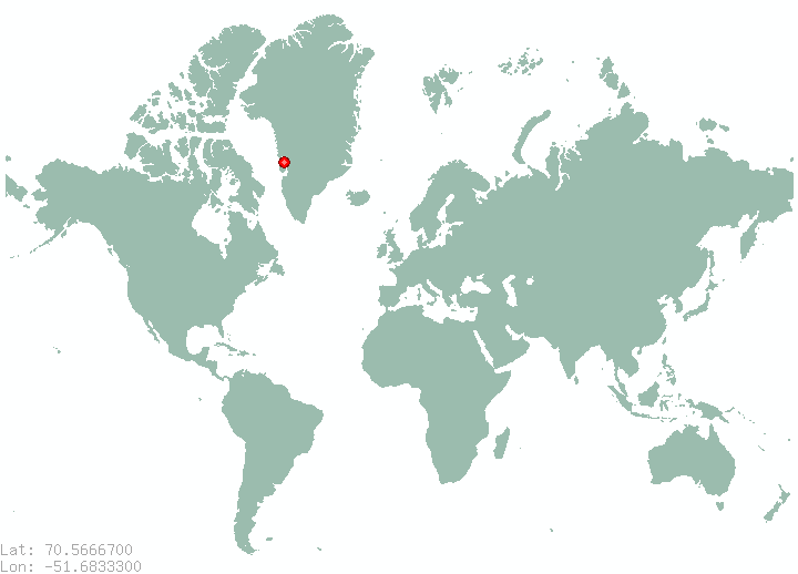 Uummannatsiaq in world map