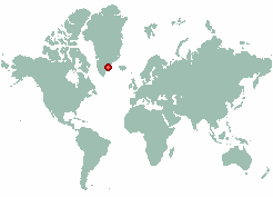 Kulusuk Airport in world map